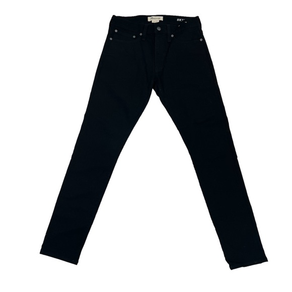 NWT Madewell Black Skinny Denim Jeans Size 30 x 32 Men’s